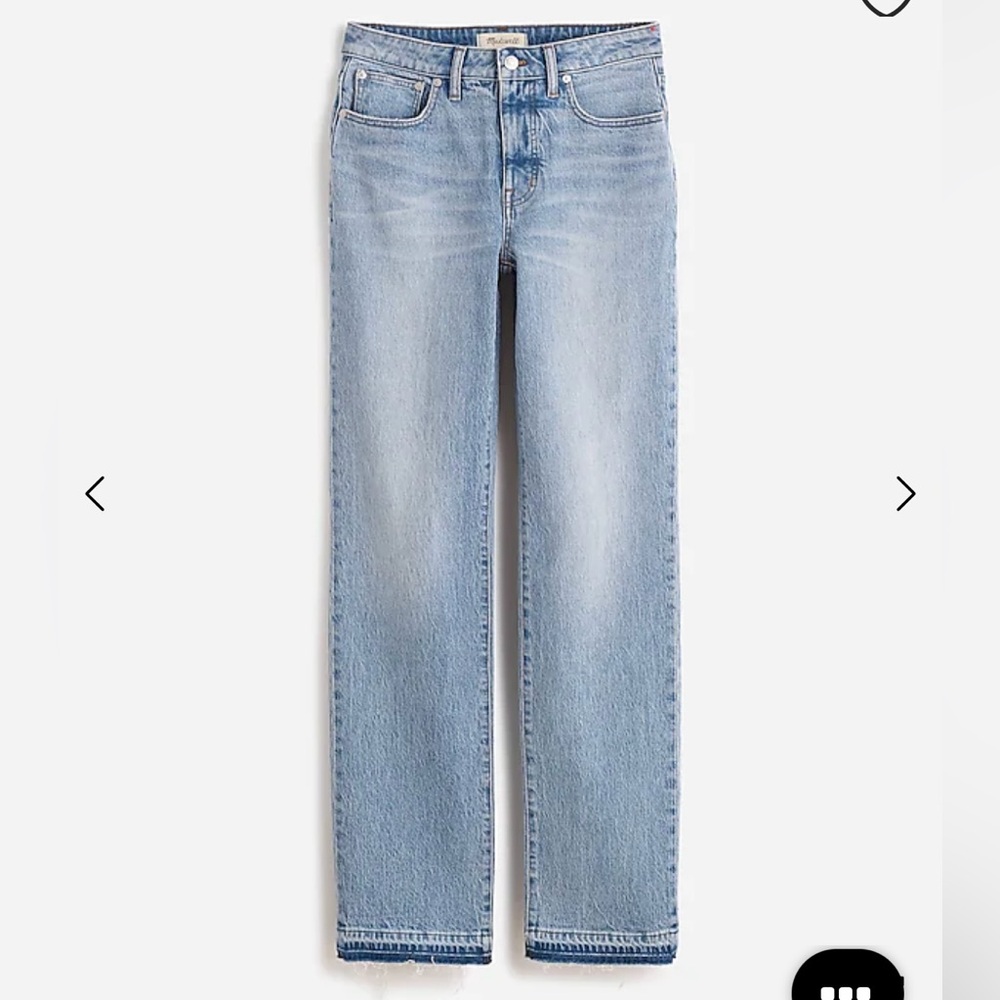 NWT The Curvy '90s Straight Mid-Rise Jean in Barbosa Wash W28